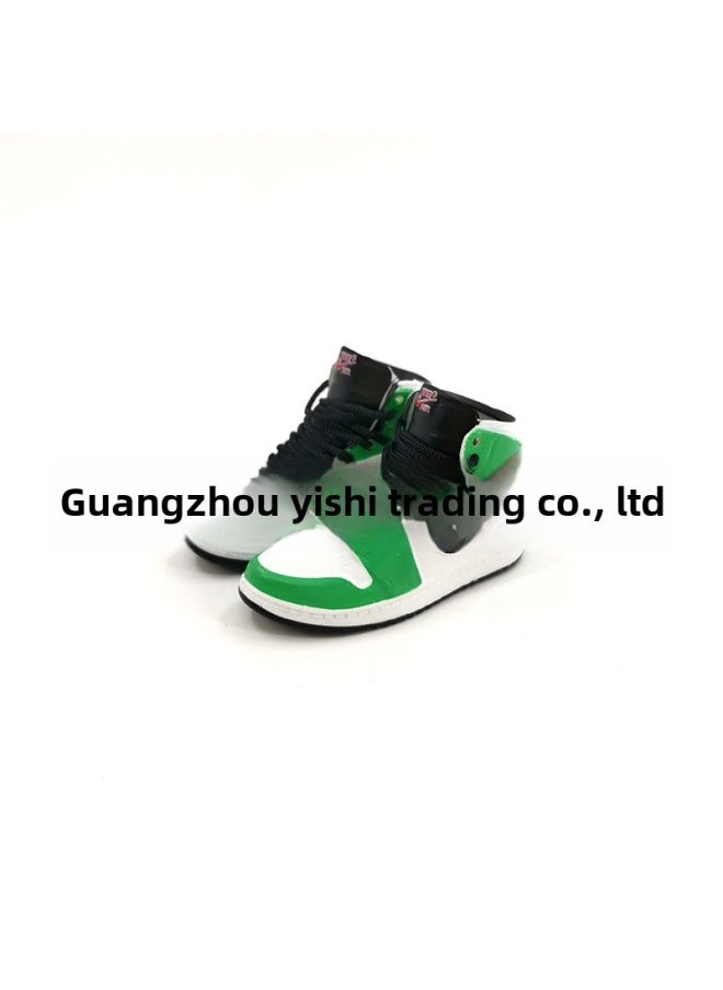 Generic - Labubu Labubu Doll 17cm Shoe Model 5cm Vinyl Toy Hand-made Blind Box AJ1 Pair-Color:26. Heineken - Image 1