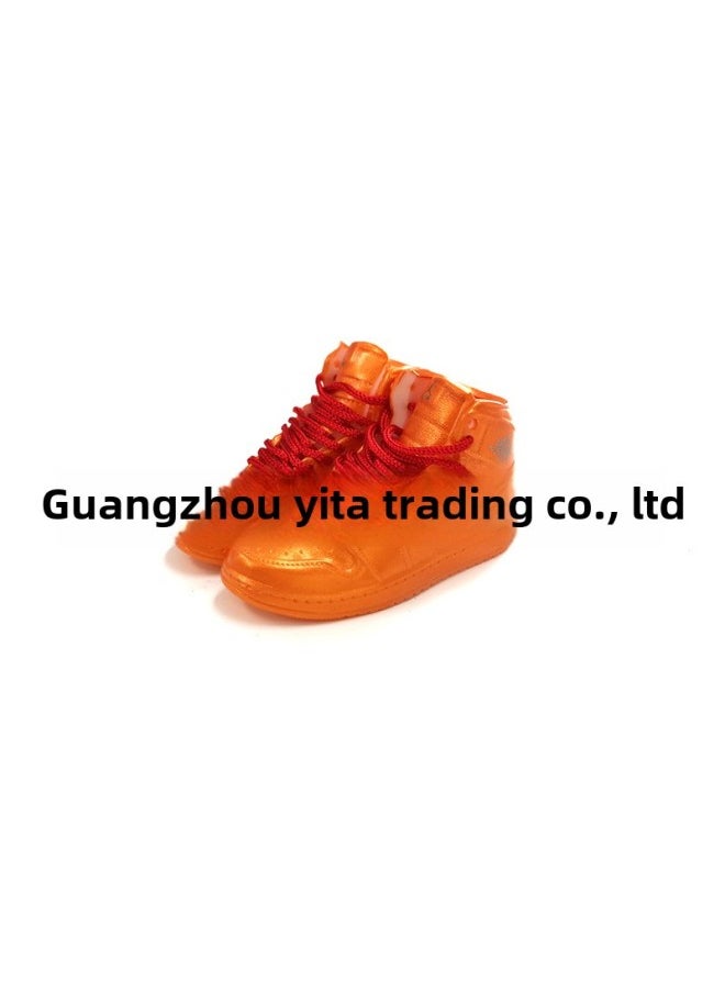 Generic - Labubu Labubu Doll 17cm Shoe Model 5cm Vinyl Toy Hand-made Blind Box AJ1 Pair-Color:26. Heineken - Image 1