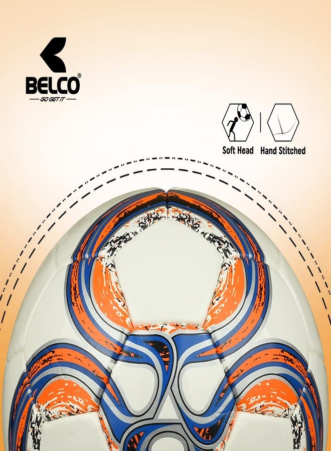 Belco Sports Platina Red 4Ply 1.5m PU 32 Panel Football Size 5 - Image 3