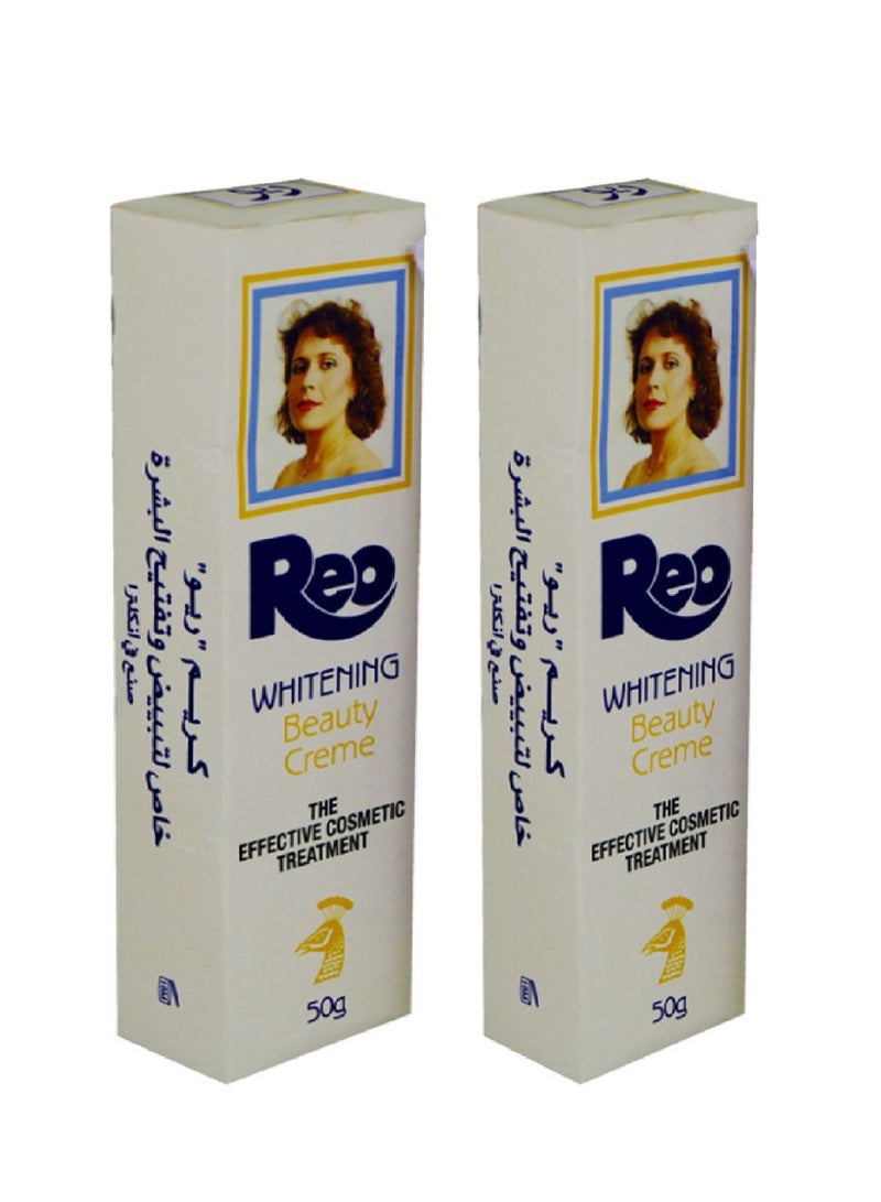 REO Two Pieces of Whitening Beauty Creme 2X50g - Image 3