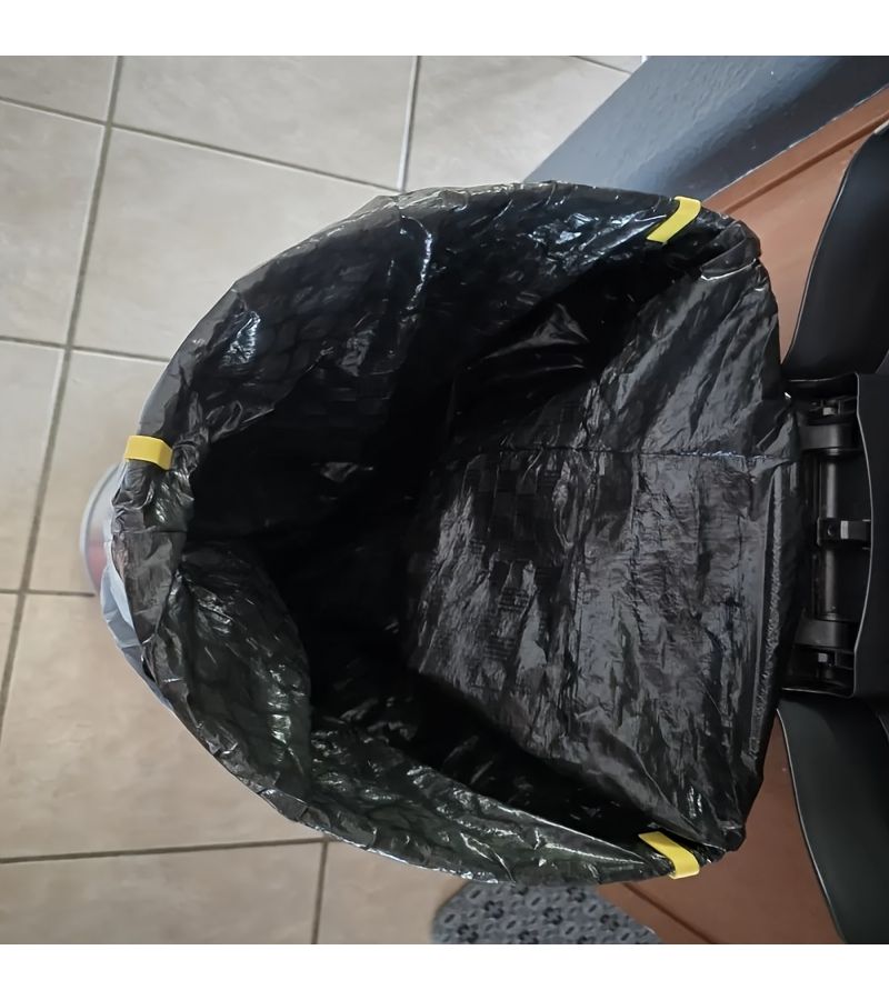 3 Garbage Bag Clips Anti Slip Trash Can Fasteners for Kitchen Office Bathroom - Image 2