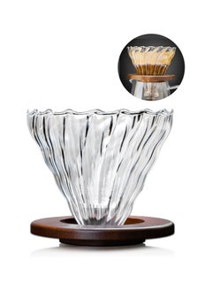 ميبرو طقم تقطير v60 الة قهوة مكونة من قمع زجاجي وسيرفر زجاجي وفلتر قهوة  - Image 3