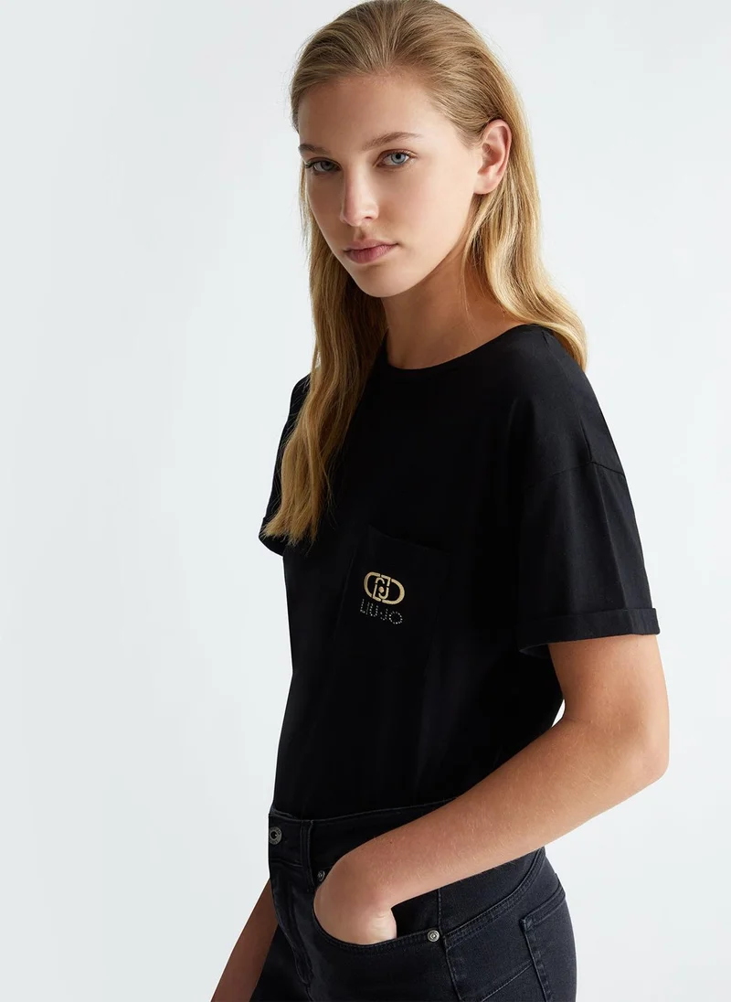 Liu Jo Jersey T-shirt with breast pocket