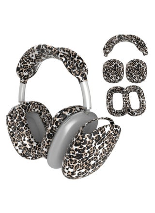 Suitable For Silicone Transparent Shell Apple AirPods Max Headset Shell Anti-collision Three-piece Set-Color:Leopard Print Four-piece Set-Model:Airpodsmax Protective Sleeve - pzsku/Z7267A7E27798F7B8A1D2Z/45/1746230187/d9b0fb7e-d426-484b-9bd5-4507aaacc69b