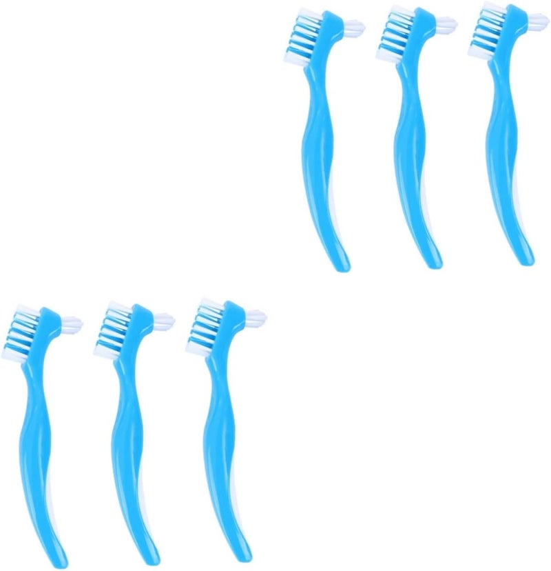Easy clean surface Homoyoyo 6pcs Double-Sided Denture Brush Anti-Slip Handle for Cleaning Portable and Gentle Care for Dentures and Retainers for Home Use Blue Trendy natural tone options Multiple design variants All need matching options Wide range expanded design Classic design alternatives Simplified versatile design Advanced minimal build Fast intercity distribution Quick use-switch compatible build Light & sturdy Integrated local logistics Affordable fast purchase options Standard fit All governorates deliver Home & professional compatible Market multi-use trusted quality Modern versatile shape Globally popular universal design Trendy varied sizing alternatives Multiple sizes Assorted color options Updated modern design Global upgraded practical design Pre-sale confirmed stock - Image 1