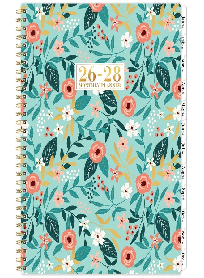 Feteulo 2026-2028 Monthly Planner/Calendar - JAN. 2026 - DEC. 2028, 9" × 11", 3 Year Monthly Planner 2026-2028, Large 36-Month Calendar with Tab, Back Pocket, Twin-Wire Binding, Premium Paper, Note Page - Image 1