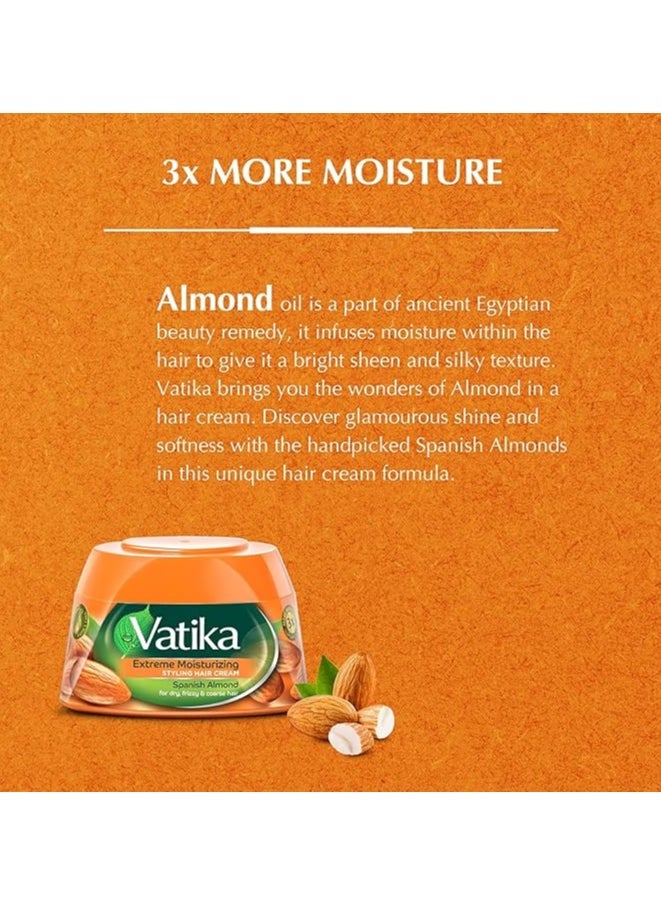 VATIKA - Vatika Naturals Strength & Shine Styling Hair Cream almond 190 ML - Image 1