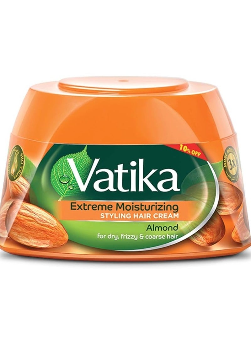 VATIKA - Vatika Naturals Strength & Shine Styling Hair Cream almond 190 ML - Image 1