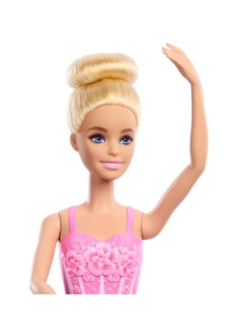 Barbie - Ballerina Doll, Blonde Fashion Doll Wearing Purple - Image 1
