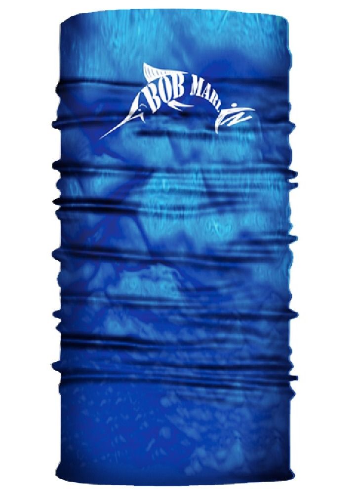 BOB MARLIN Marlin Uv+Protection Face Shield Bandana Ocean Blue - Image 1