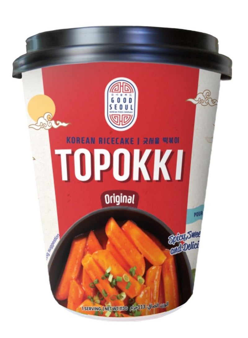Good Seoul Korean Ricecake Topokki Spicy 113g - Image 1