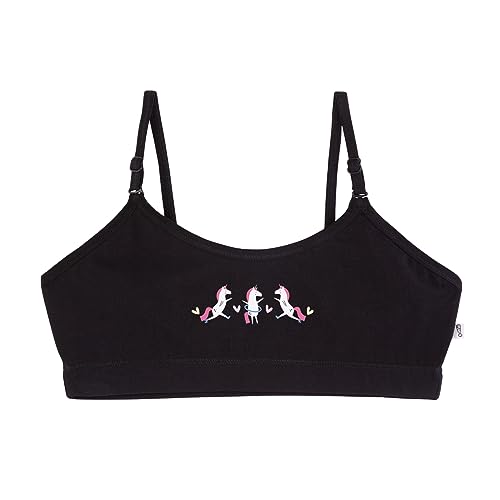 YouGotPlanB Girls Training Bra & Trunk Set | Multiple Design | Cotton Blend | Non-Padded | Super Comfy & Stretchy | Breathable & Ultra Light | Combo Pack of 6 Multicolour - Image 2