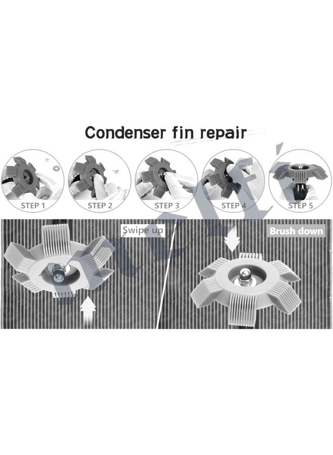 melfi Air Conditioner Fin Comb Quick Airflow Bent Repair Tool Small And Convenient Versatile Use Ac Straightener  - Image 4