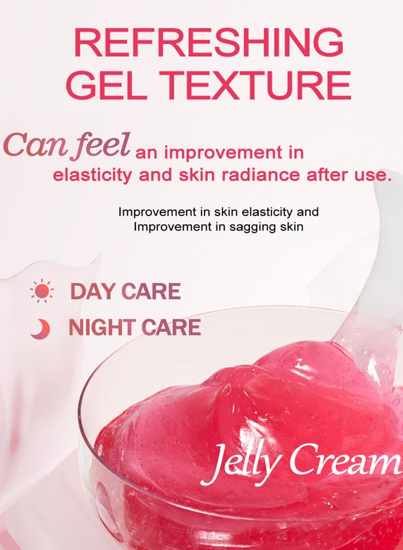 ك أو إي سي كريم جيلي الكولاجين - نياسيناميد وكولاجين مجفف بالتجميد ومحلل، يعزز ترطيب حاجز البشرة ويمنحها توهجًا ومظهرًا مرفوعًا لمدة 24 ساعة، 100 غرام - Image 4