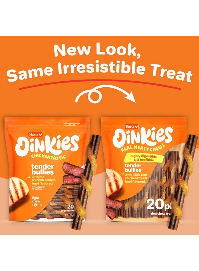 هارتز أوينكيز تندر بوليز بنكهة صدور الدجاج الحقيقية وعصا لحم البقر الحقيقية، سهلة الهضم وخالية من الجلود الخام، 20 قطعة - Image 2