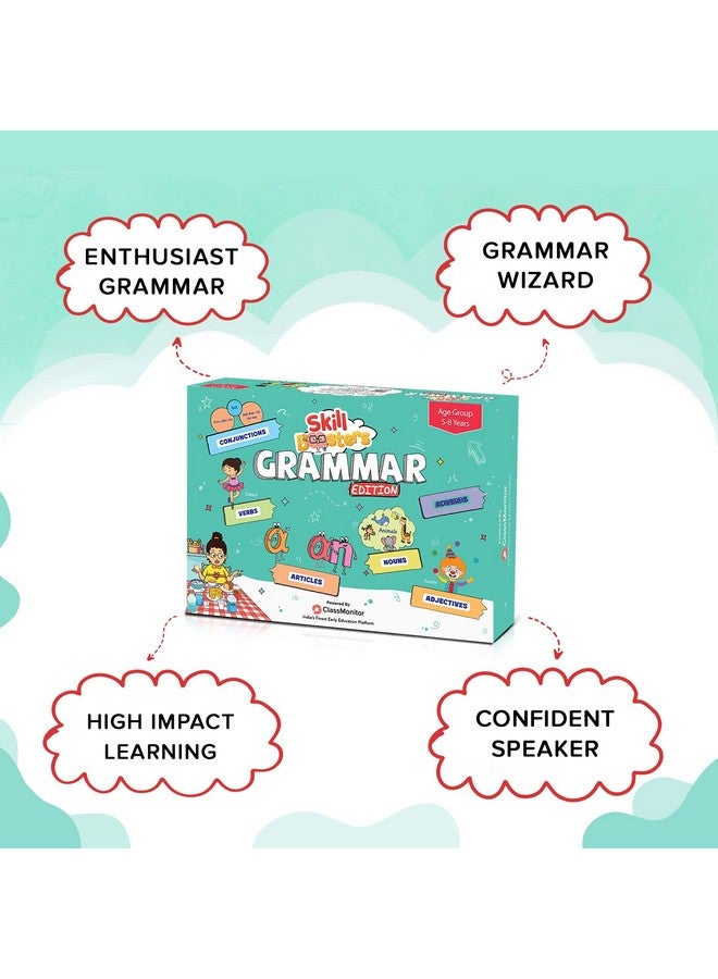 ClassMonitor English Grammar Learning Kit with Free Mobile App | Practice Workbook Educational Kit | Skill Booster Activity for Language Learning Nouns, Adjectives for Kids - Image 4