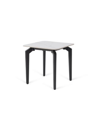 Aviano End Table Ceramic Top - White & Champagne - pzsku/Z7268257F3D9072BDE72AZ/45/_/1715782815/8fcfb9a0-2a62-4d85-a51b-48263e66908b