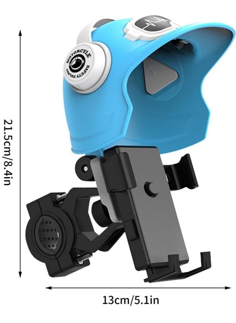 Generic Stylish Helmet Cell Phone Holder for Motorcycle and Bike,Sun and Rain Resistant, Compatible with Most Smartphone Models, Multi-Angle Adjustable, and Easy to Install on Your Motorcycle  - Image 2
