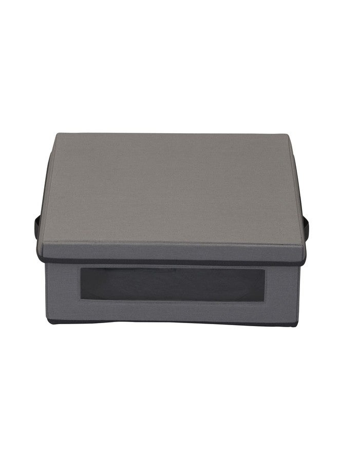Household Essentials Platter Storage Chest, Gray - Image 5