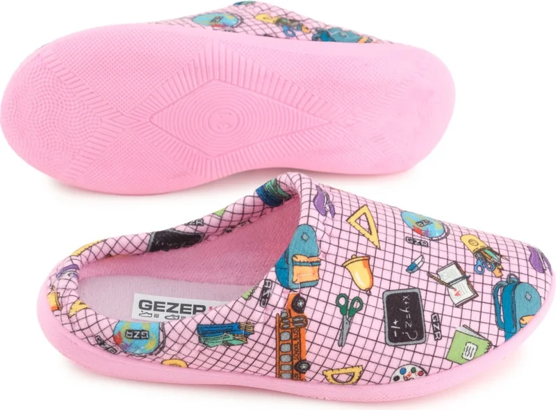 جيزر Girls Winter Comfortable Sole Home Garden Gondola Slippers