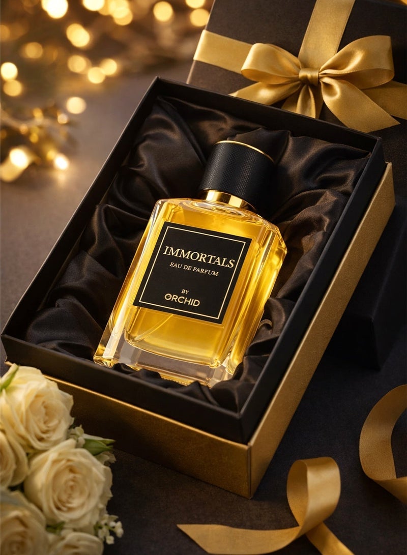 Orchid Immortals Pour Homme Eau De Parfum 100ml – Long Lasting Woody Amber Fragrance for Men with Bergamot, Cardamom, Sandalwood & Vanilla - Image 5