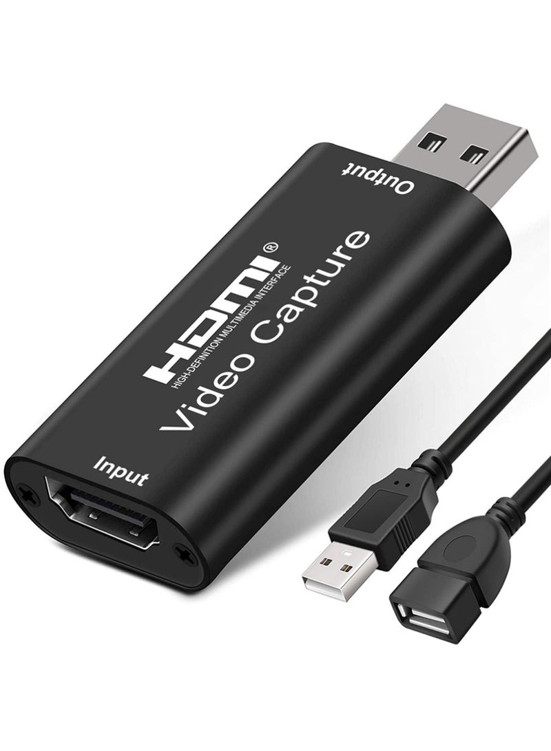 X-level 4K HDMI Video Capture Card, Cam Card Game Capture Card Audio Capture Adapter HDMI to USB 2.0 Record Capture Device for Streaming, Live Broadcasting, Video Conference, Teaching, Gaming - Image 1