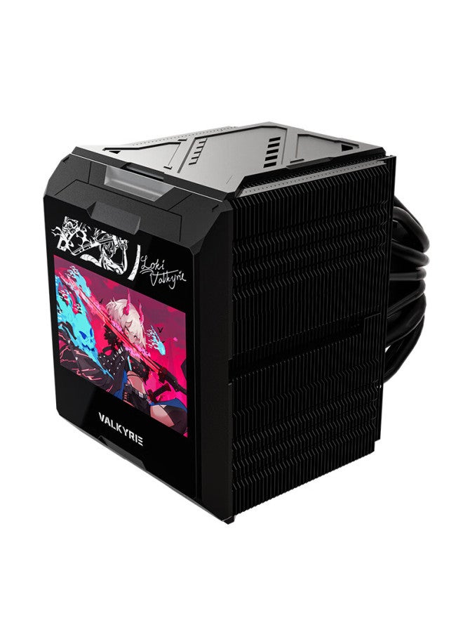 Valkyrie Dx140 Loki Intel Optimized Edition Vk Cpu Air Cooler, Fully Soldered 8 Heat Pipes With All-copper Base, 4.3-inch Max Large Screen, Compatible With Lga1851 Am5 - Image 1
