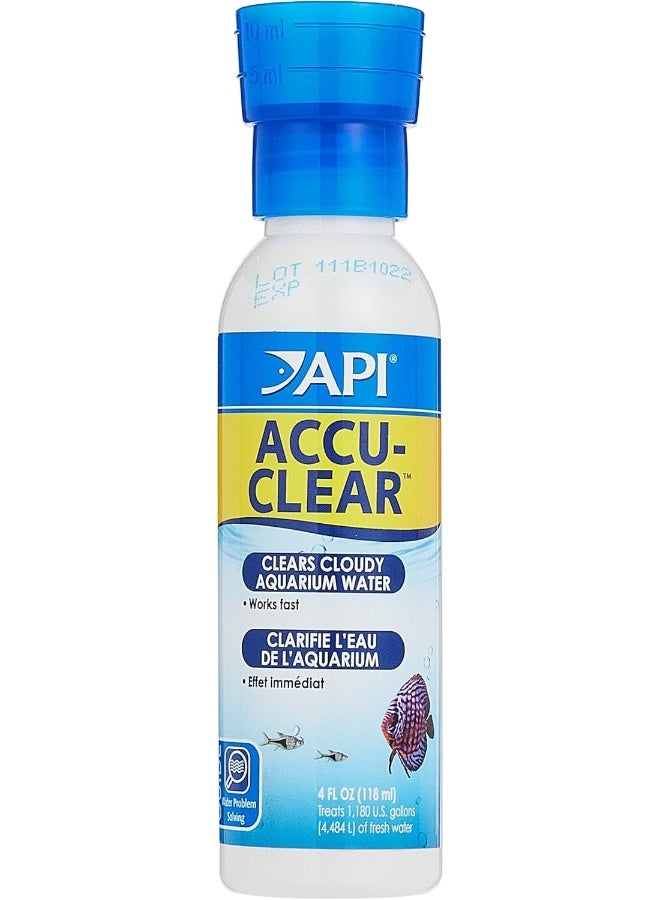 Api Accu-Clear Freshwater Aquarium Water Clarifier 4-Ounce Bottle - Image 1