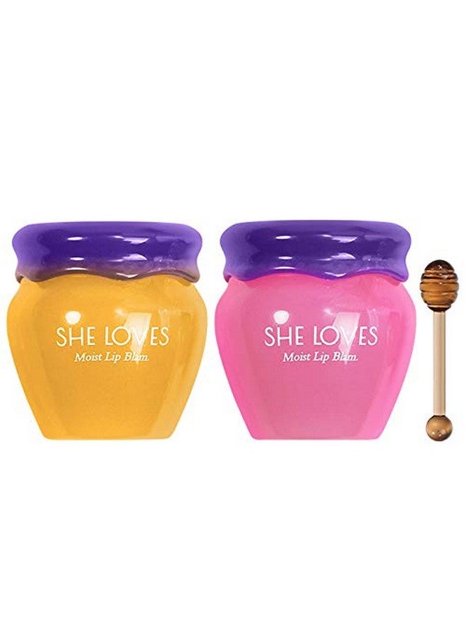 Inspired CL 2 Pcs She Loves Day & Night Moisturizing Lip Balm Anticracking Lip Balm Moisturizing And Nourishing Lip Balm 10G - Image 1