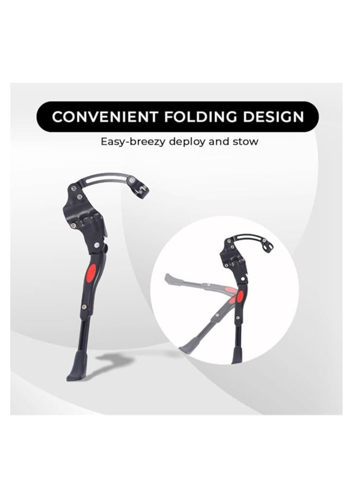 ENDLESS  EL1056 Cycle Stand can Adjustable Between 24-29 Inch | Material : Aluminium Alloy | High Quality Bike Side Kickstand with Double Nut | For All types Cycles or Bikes - Image 5