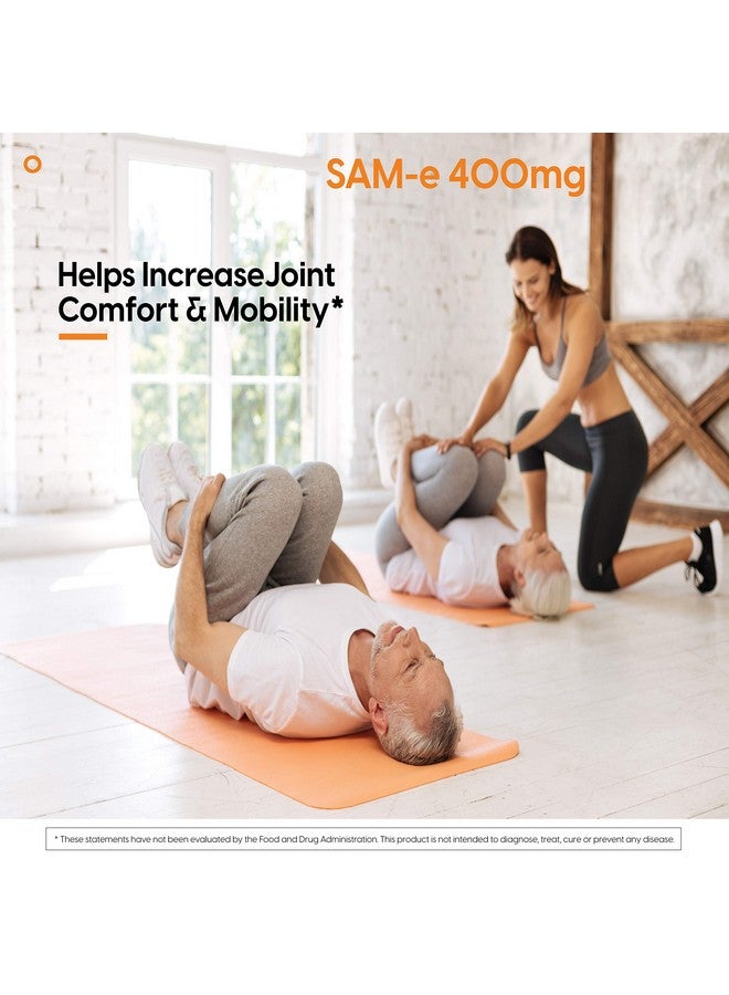 Doctor's BEST Doctor's Best SAM-e 400 mg, Vegan, Gluten Free, Soy Free, Mood and Joint Support, 60 Enteric Coated Tablets  - Image 2