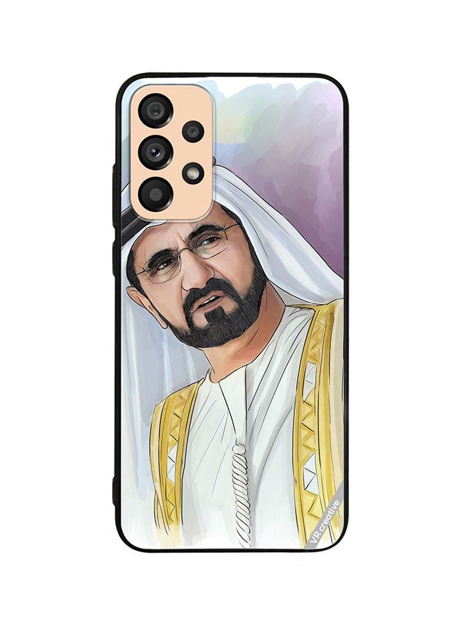 VR CREATIVE Protective Case Cover For Samsung Galaxy A53 5G Sheikh Mohammed Bin Rashid Al Maktoum Design Multicolour - Image 1