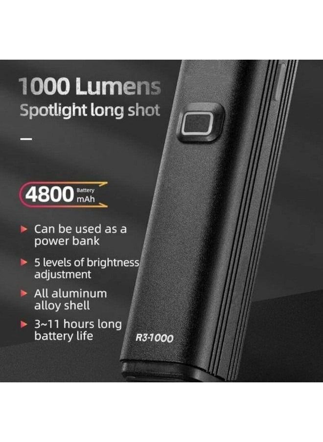 Cordova - Bike headlight – rechargeable 1000 lumens front light with waterproof design and long battery life - Image 1