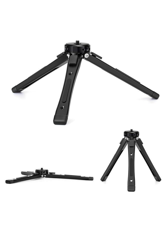 Zeadio Aluminium Alloy Tripod, Adjustable Heights Desktop Tabletop Tripod Stand for Vimble 2, Smooth 4, Crane Plus, Osmo Mobile, Ronin-S, Gimble Handle Grip Stabilizer and All Cameras Action camera - Image 1