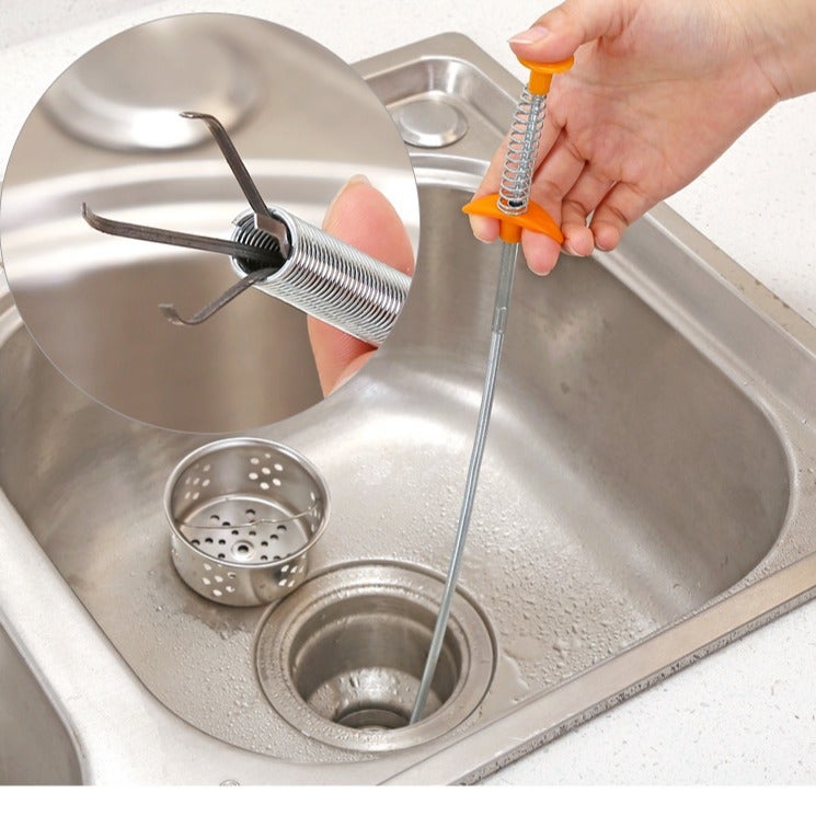 Bendable Hand-Held Grabber For Picking Up Items In Drains, Drain Cleaner, Garbage Picker, Drain Unclogger - Image 2