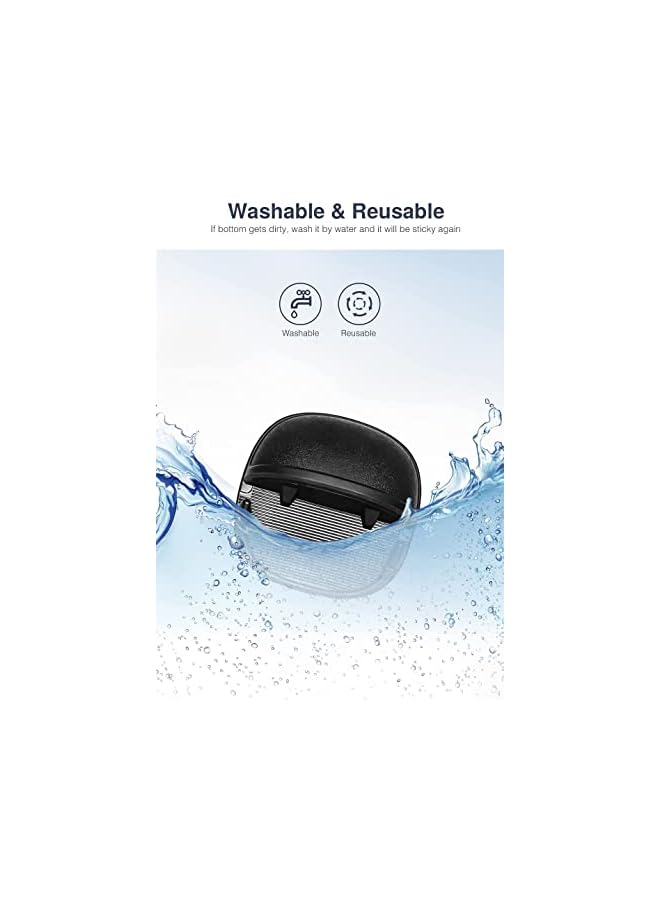 S-TOP Car Phone Holder, Dashboard Car Phone Holder Mount, Slip Free Desk Phone Stand Compatible for iPhone, for Samsung, GPS Devices, Universal Cell Phone Automobile Cradles, Black - Image 3