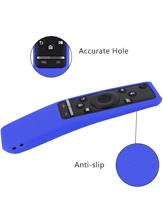 Generic - Remote Case for Samsung BN59 01241A BN59 01242A BN59 01259B BN59 01260A BN59 01266A BN59 01292A 4K UHD 6/7 Series Smart TV Controller Shockproof Washable Remote Protector Cover (Blue) - Image 1