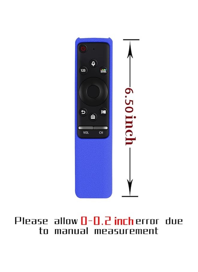 Generic - Remote Case for Samsung BN59 01241A BN59 01242A BN59 01259B BN59 01260A BN59 01266A BN59 01292A 4K UHD 6/7 Series Smart TV Controller Shockproof Washable Remote Protector Cover (Blue) - Image 1