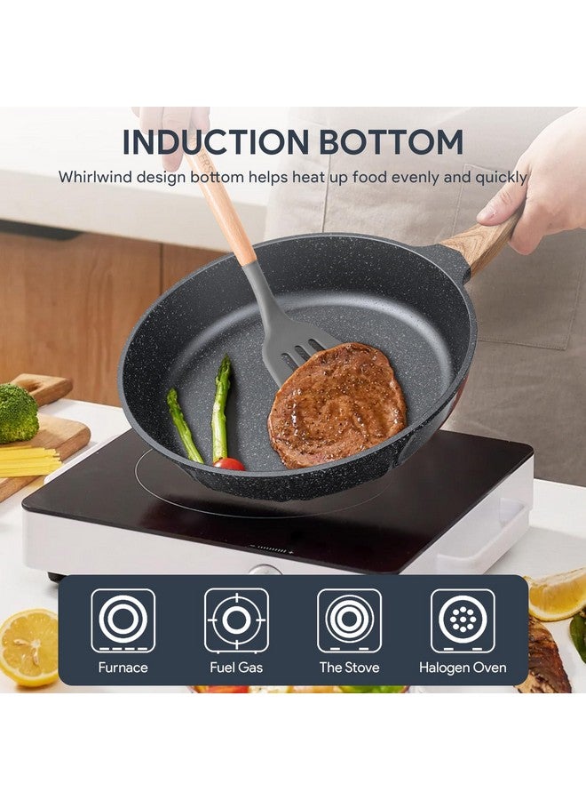 ITSMILLERS Non-stick Die-cast Deep Frying Pan Set Skillet Set Egg Omelette Pan (3) - Image 5