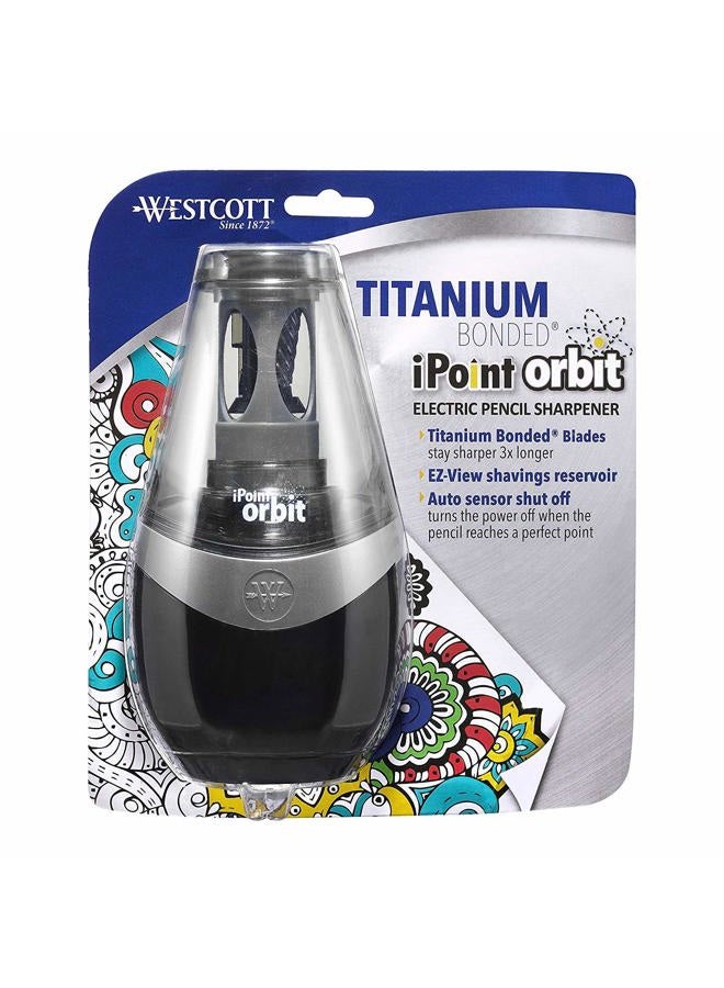 Westcott iPoint Orbit Electric Pencil Sharpener, Black (16059) - Image 5