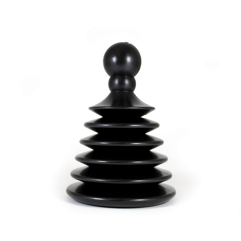 Master Plunger Mighty Tiny Plunger Designed for Bathroom/Kitchen Sinks, Perfect for RVâ€™s. Unclogs Fast & Easy (Patent Pending), Black