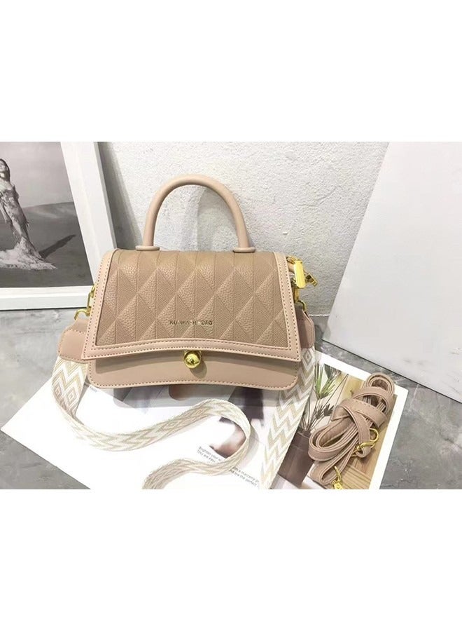 JCB CHIC حقيبة كتف بحمالة أزياء جديدة على شكل حقيبة كتف من جلد البولي يوريثان من جلد البولي يوريثان الأنيق الأنيق الأنيق ، حقيبة ركاب جديدة عالية الجودة رائعة مبيعًا ذات تصميم جديد لحقائب الركاب (553 كاكي)