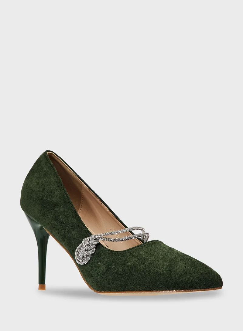 ايلا Diamante Heeled Pump