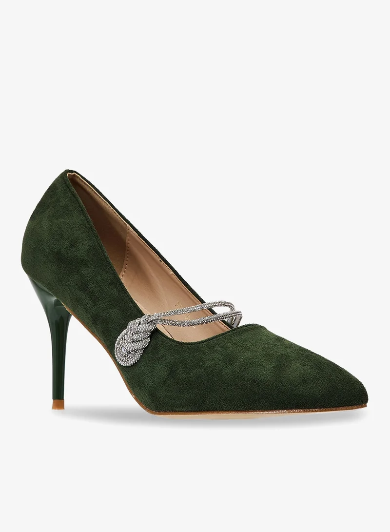 ELLA Diamante Heeled Pump