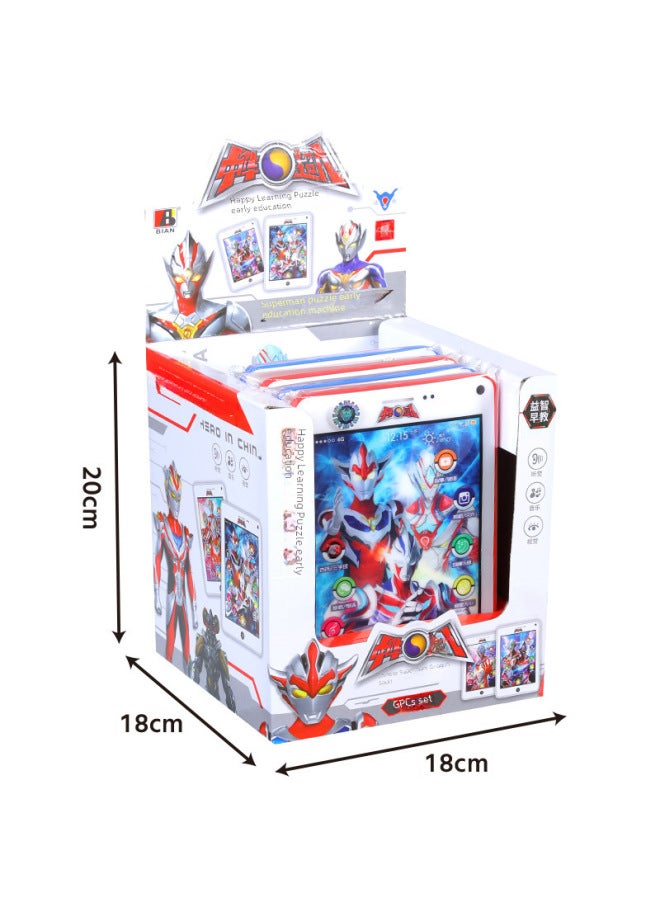 100% Authentic Children Early Education Reading Machine Baby Cartoon Light Robot Educational Tablet Study Machine Toy-Color:1585-6 Red And Blue Mixed (not Including Electricity) - Image 5