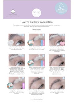 CLIONE PRIME At Home Brow Lamination Kit Diy Eyebrow Lamination Kit Professional Eye Brow Perm Kit Instant Diy Eyebrow Lift Kit For Fuller Thicker Brows Lasts For Upto 8 Weeks  - Image 4