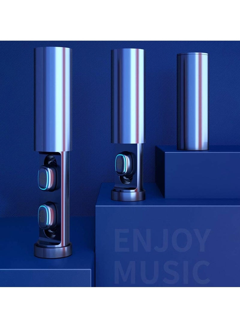 DubaiGallery Wireless Bluetooth 5.0 Stereo Touching Earphones Sports Running Ear Buds Black - Image 3