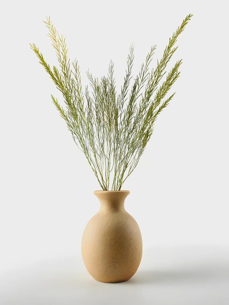 RUKDA Natural Dried Green Branches Long Real Stems for Vases Rustic Home Decor DIY Crafts Wedding Party Decor Office Living Room Decoration Pack of One - Image 1