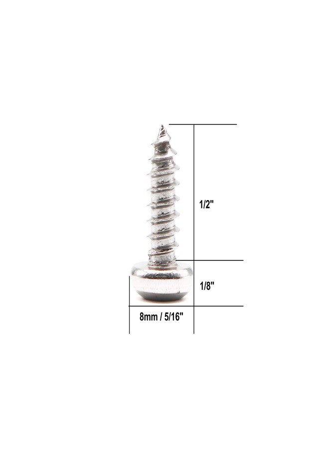 binifiMux 30pcs #8-1/2" Torx in Pin Head Tamper Proof Security Self Tapping Screws with Wrenh Key 304 Stainless Steel - Image 2