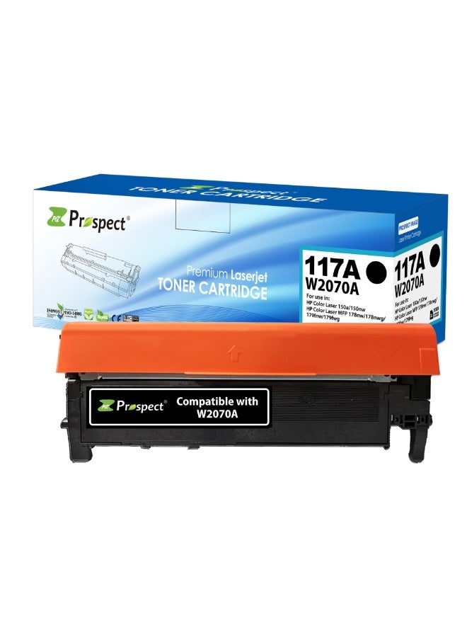 Prospect Toner 117A W2070 Black Laser Compatible with HP 117A W2070 for HP laser Color Printer HP Color Laser 150a 150nw  MFP 178nw 178nwg 179fnw 179fwg ( Black ) - Image 1
